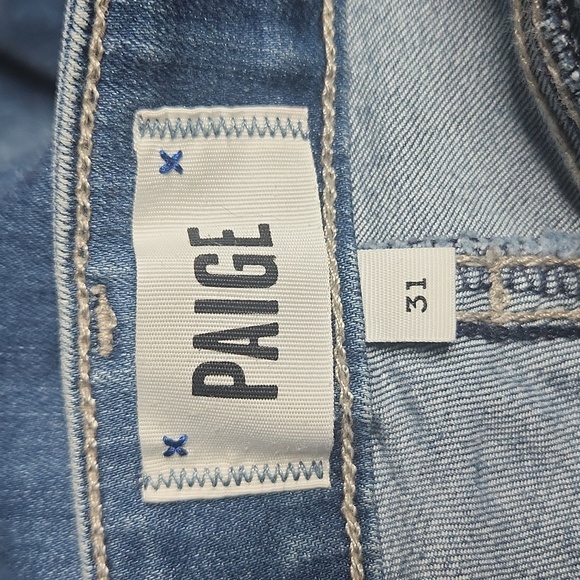 PAIGE VERDUGO CROP Skinny Jeans Size 31 EUC - Picture 4 of 5